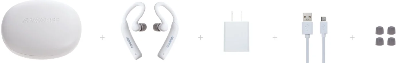 soundoff sleep earbuds, noise masking with pink noise, what's in the box 